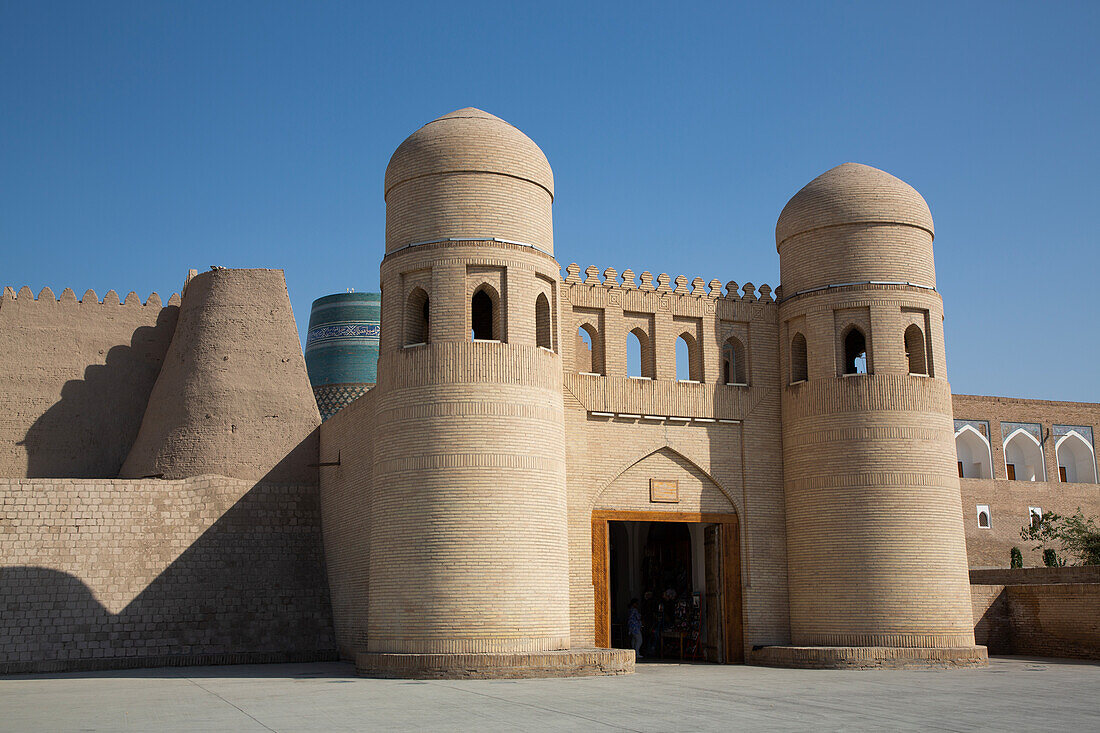 Westtor (Vatertor), Ichon Qala (Itchan Kala), UNESCO-Welterbestätte, Chiwa, Usbekistan, Zentralasien, Asien