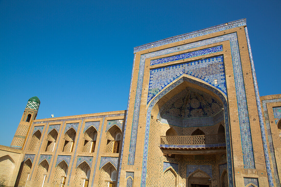 Kutlug Murad Inaka Madrasah, Ichon Qala (Itchan Kala), UNESCO World Heritage Site, Khiva, Uzbekistan, Central Asia, Asia