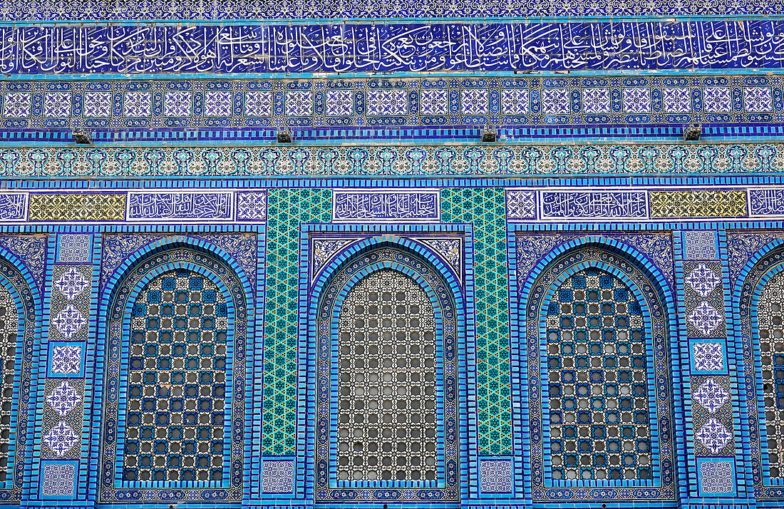 Dome of the Rock, UNESCO World Heritage Site, Temple Mount, Jerusalem, Israel, Middle East