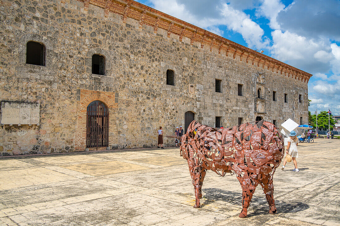 View of Museum of the Royal Houses, UNESCO World Heritage Site, Santo Domingo, Dominican Republic, West Indies, Caribbean, Central America