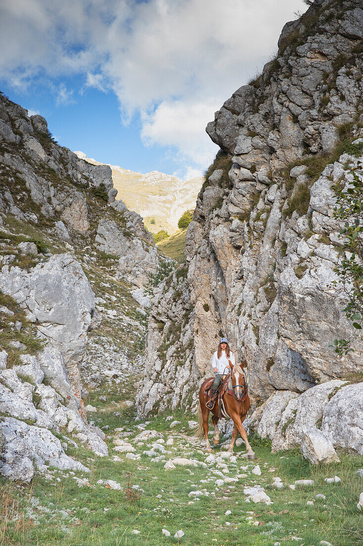 Europe, Italy, Umbria, Perugia district, Sibillini National park.