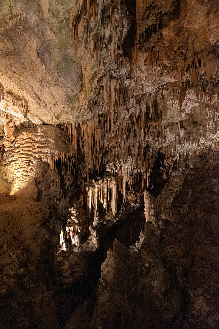 Die Karsthöhle von Postojna, Slowenien, Europa