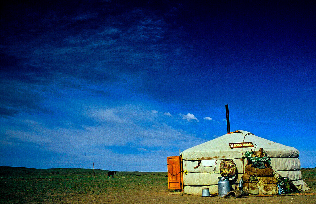 Ger in the steppe