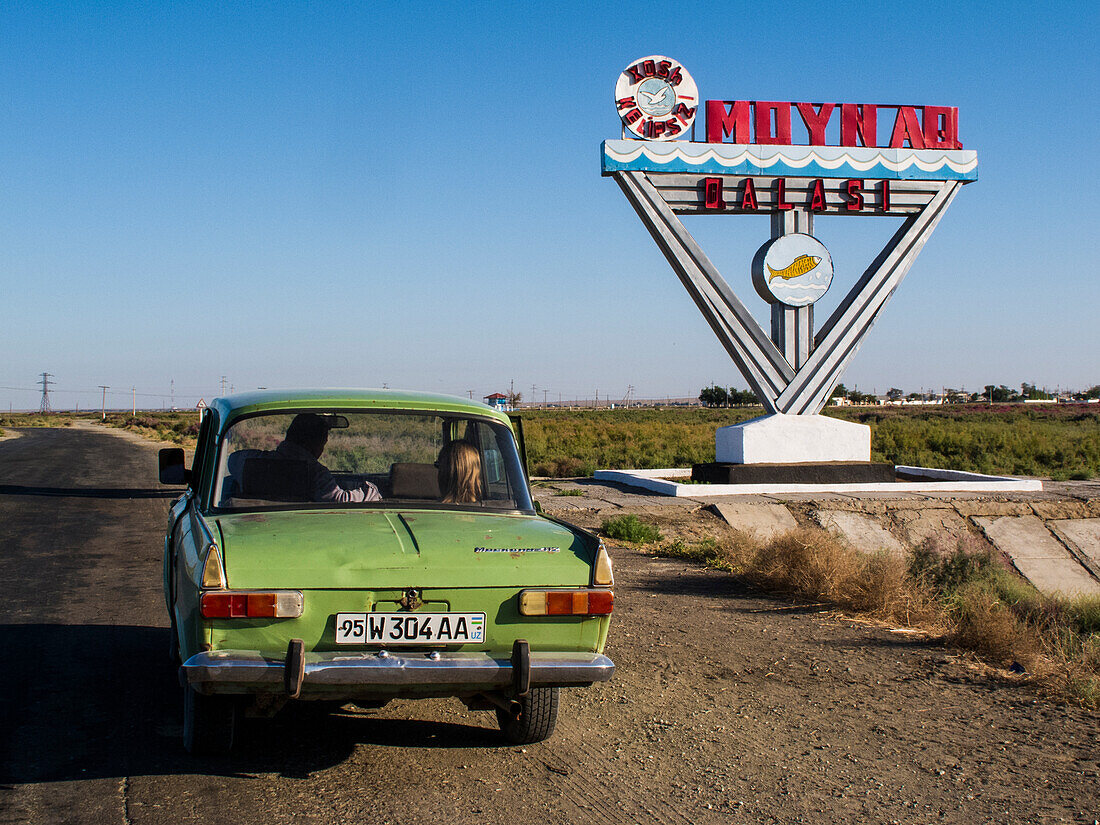 Moinaq, ancient city in the shore of the Aral sea