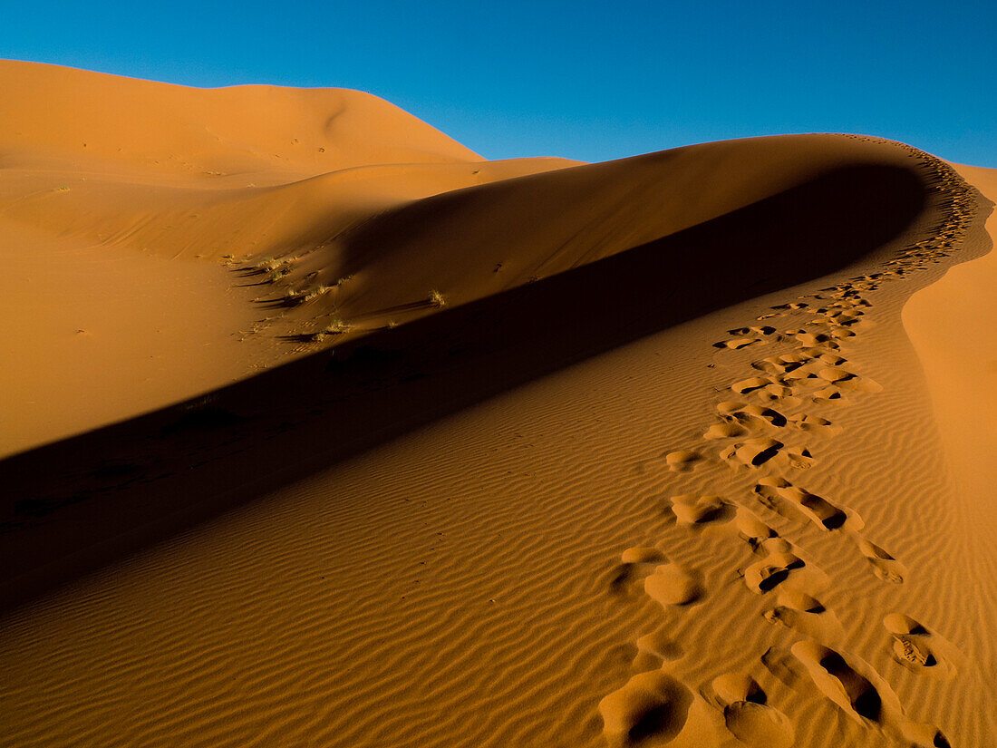 Die Sanddünen von Erg Chebbi in Merzouga