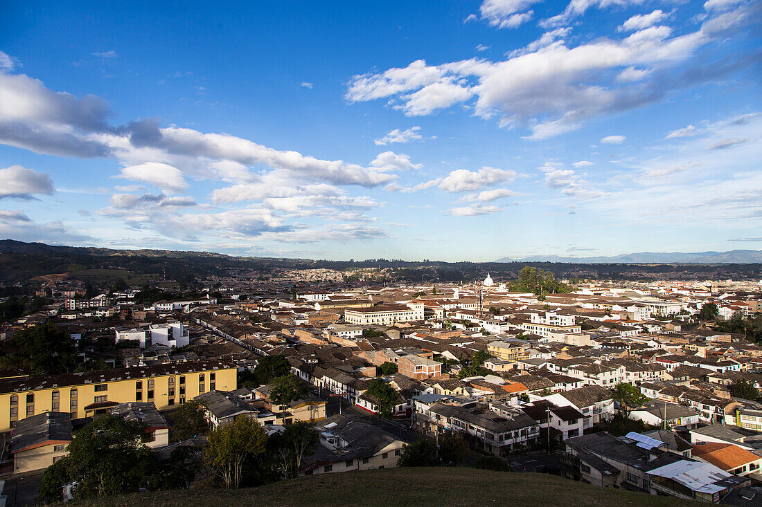 Panoramic view in Popayan