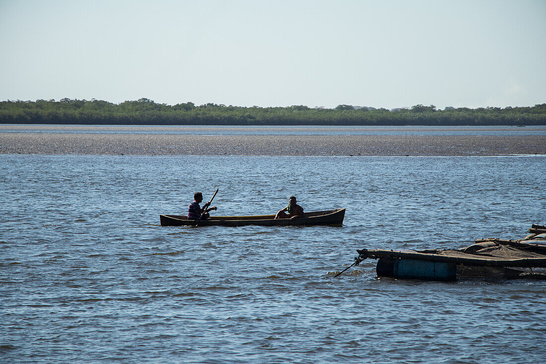 Fischerboot in Puerto Arturo, Nicaragua