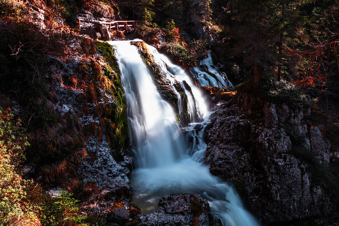 vallesinella waterfalls,madonna di campiglio,trento, Trentino Alto Adige, Italy, western europe, europe