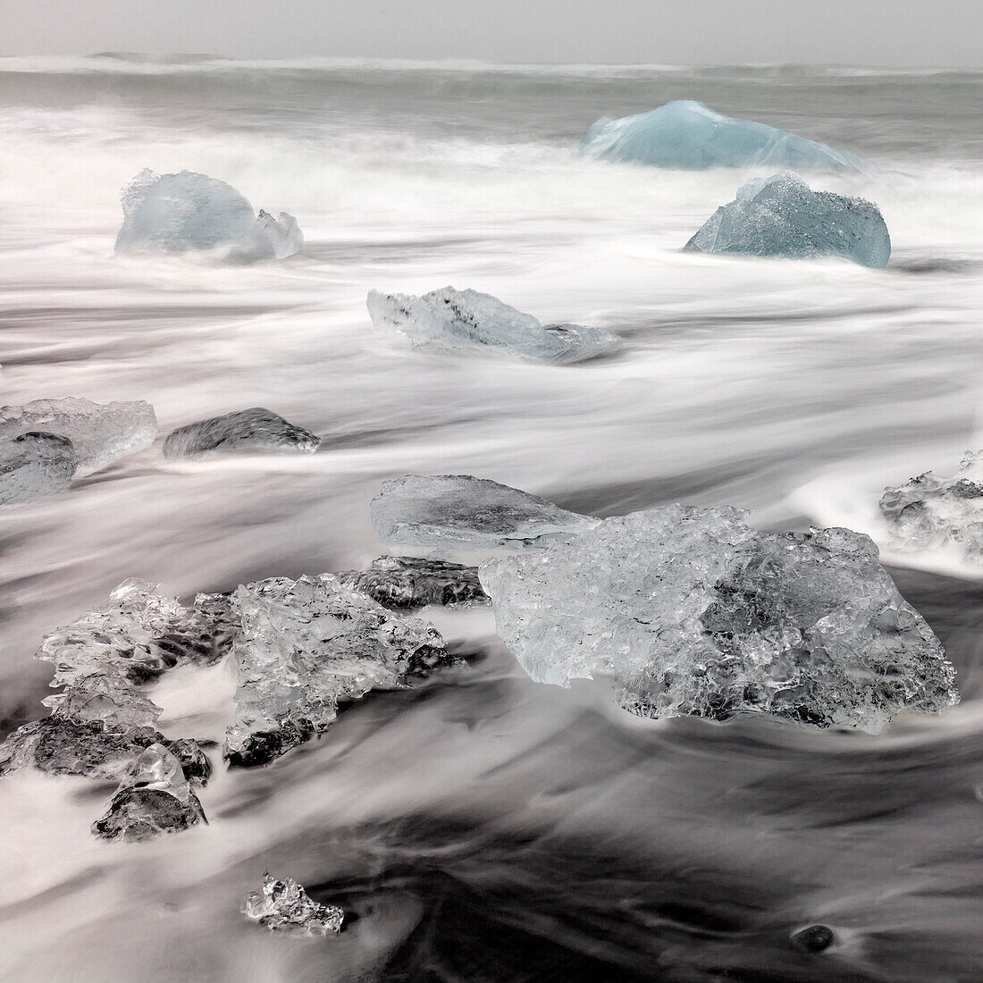 diamond beach, iceland, europe