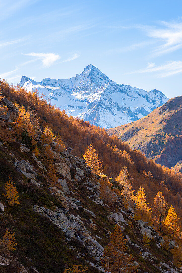 Grivola, Grauson-Tal, Cogne-Tal, Aostatal, Italienische Alpen, Italien