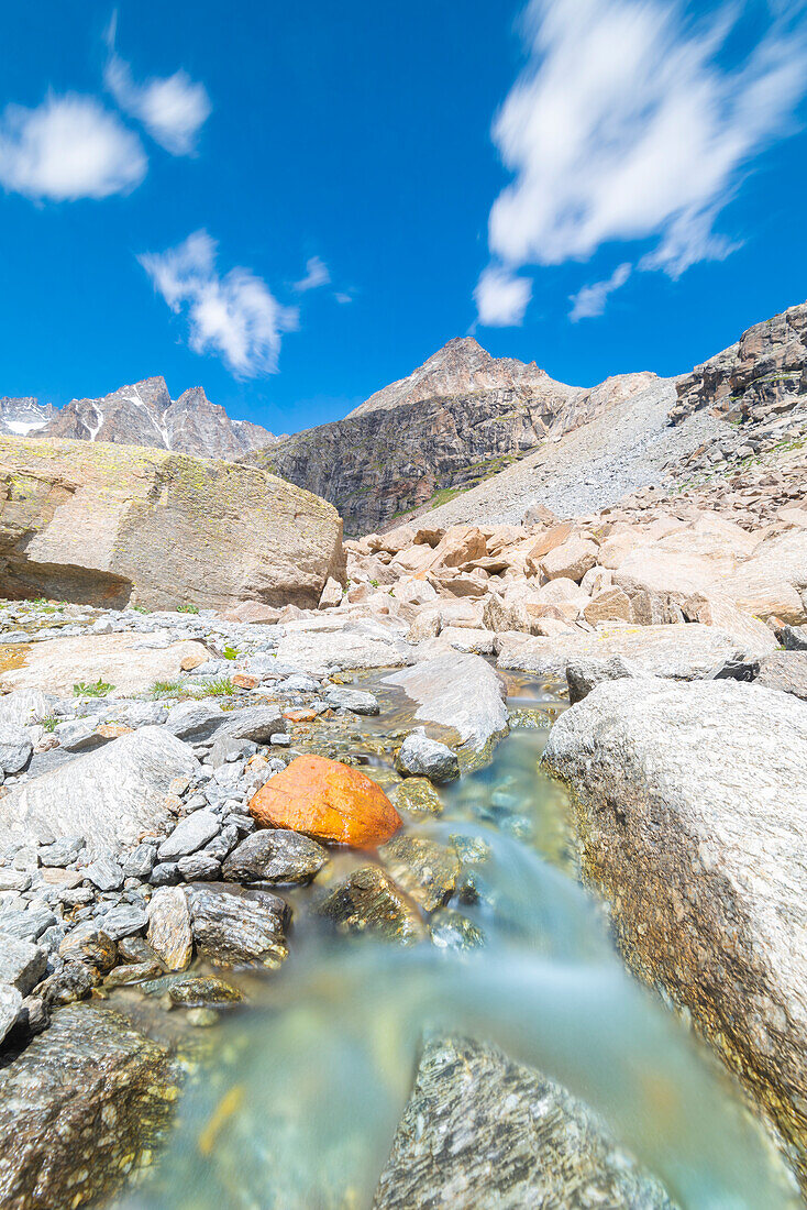 Vallone di Noaschetta, Valle dell Orco, Gran Paradiso National Park, Province of Turin, italian alps, Piedmont, Italy