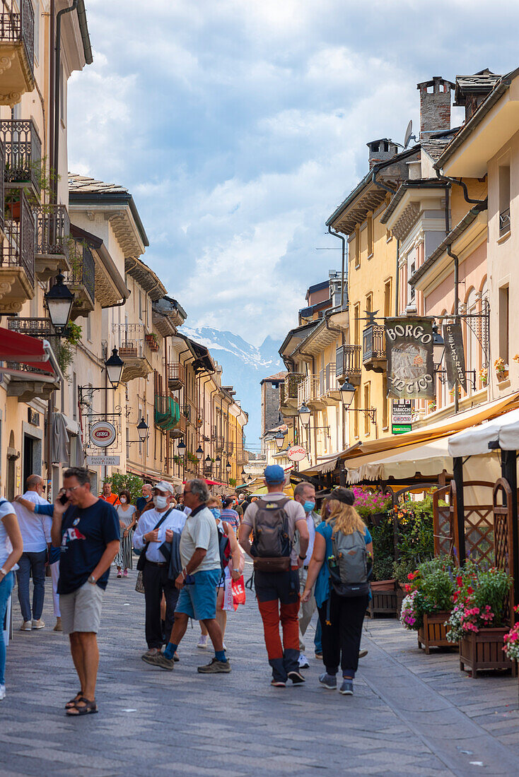 Aosta, Aostatal, Italienische Alpen, Italien