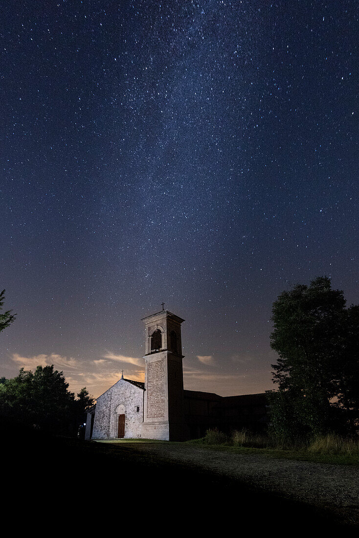 Montovolo, Wallfahrtsort der Beata Vergine della Consolazione, Valle del Reno, Bologneser Apennin, Provinz Bologna, Emilia Romagna, Italien