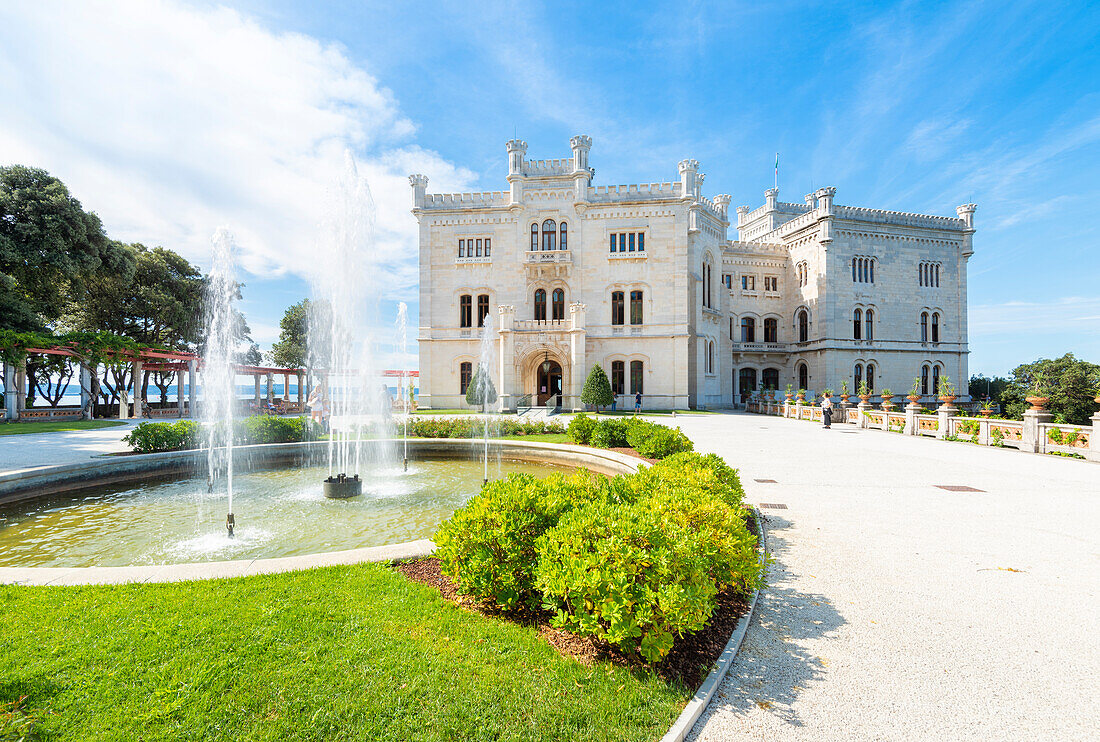 Miramare's castle, Grignano, Province of Trieste, Friuli-Venezia-Giulia, Italy