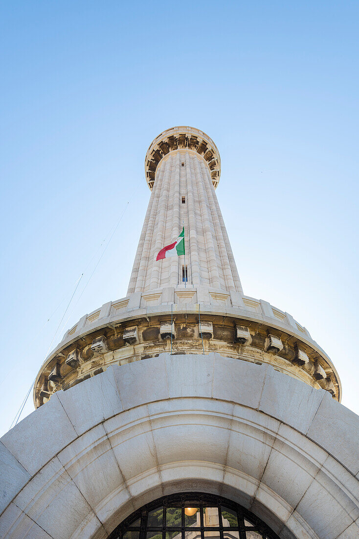 Faro della Vittoria, ancient lighthouse of Trieste, province of Trieste, Friuli Venezia Giulia, Italy