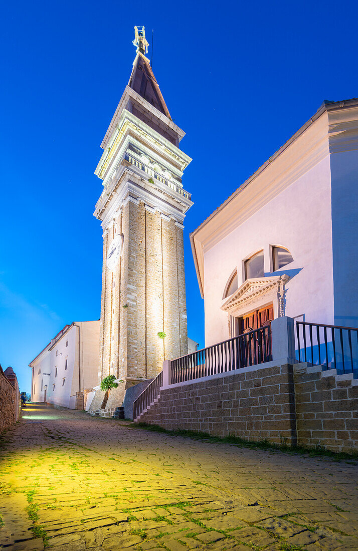 Kirche von San Giorgio, Piran, Slowenisch Istrien, Slowenien