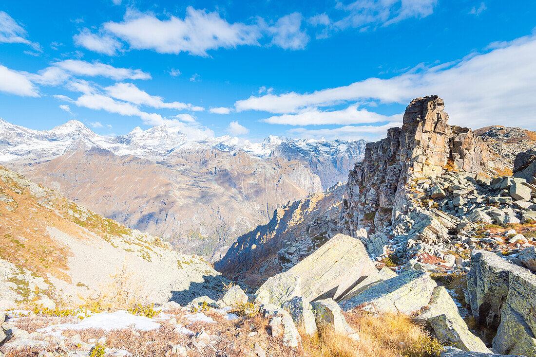 Sella del Vallone, Ceresole Reale, Valle dell Orco, Nationalpark Gran Paradiso, Italienische Alpen, Provinz Turin, Piemont