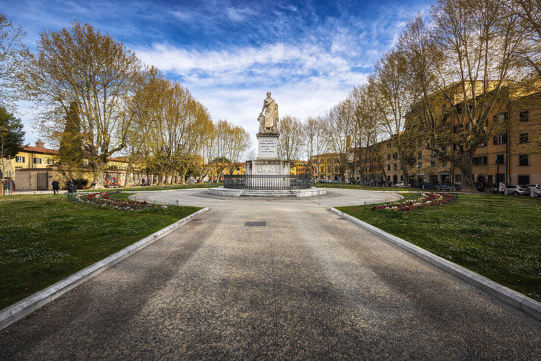 Statue of Pietro Leopoldo l, Martyrs of Liberty Square, Pisa, Tuscany, Italy, Europe