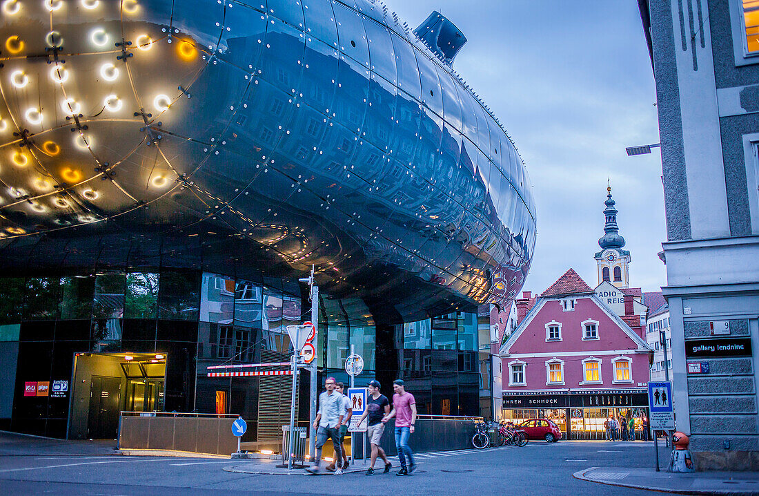 Kunsthaus und , Graz Art Center Museum, Graz, Österreich