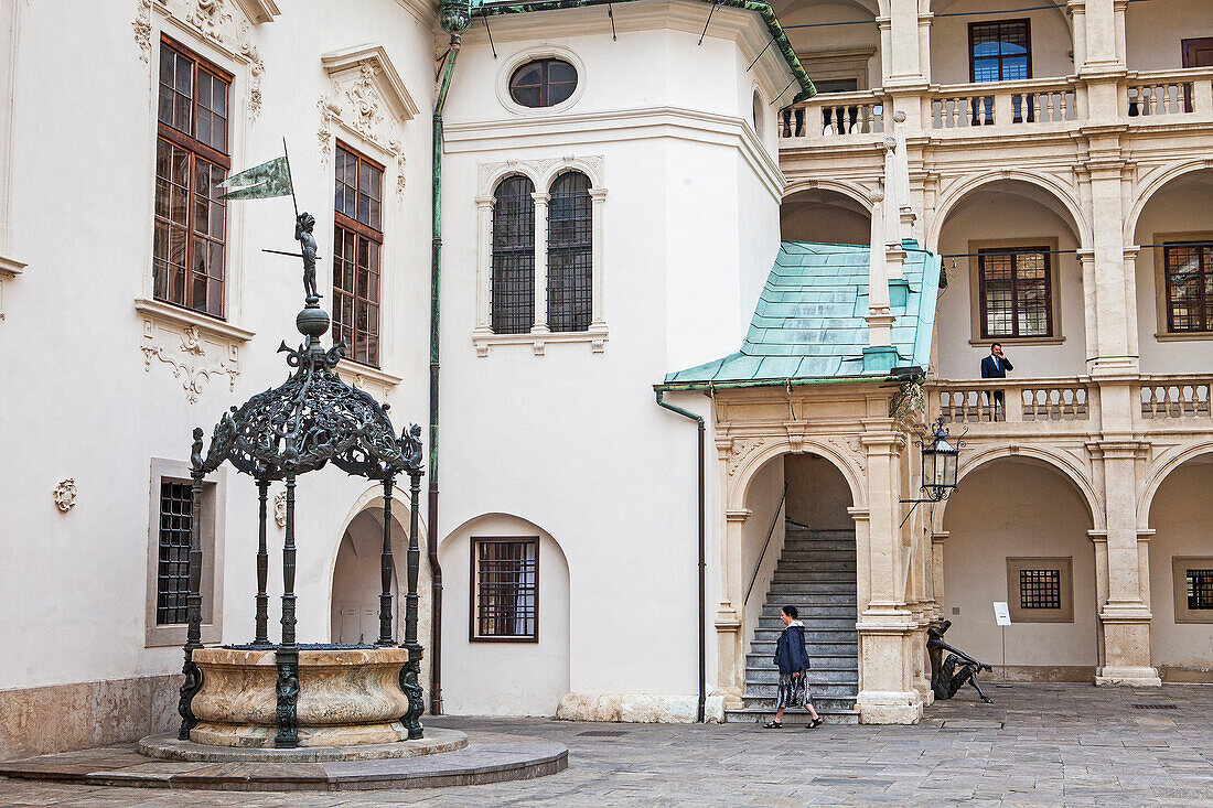 courtyard of Landhaus, Landhausshof, Graz, Austria