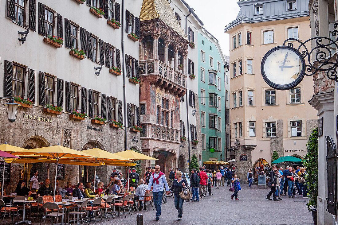 Goldenes Dachl, The Golden Roof, Herzog-Friedrich-Strasse, Innsbruck, Austria