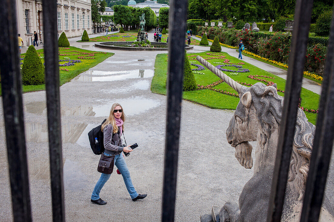 Schloss Mirabell und Gärten, Salzburg, Österreich