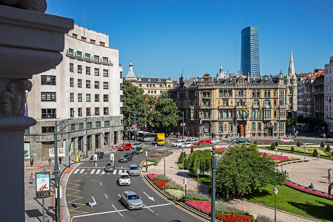 Don-Federico-Moyua-Platz, Bilbao, Spanien