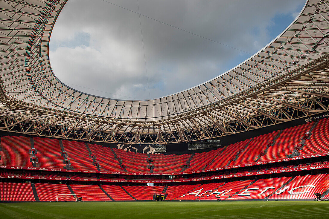 San Mamés Stadium, home of Athletic Bilbao football team, Bilbao, Spain.