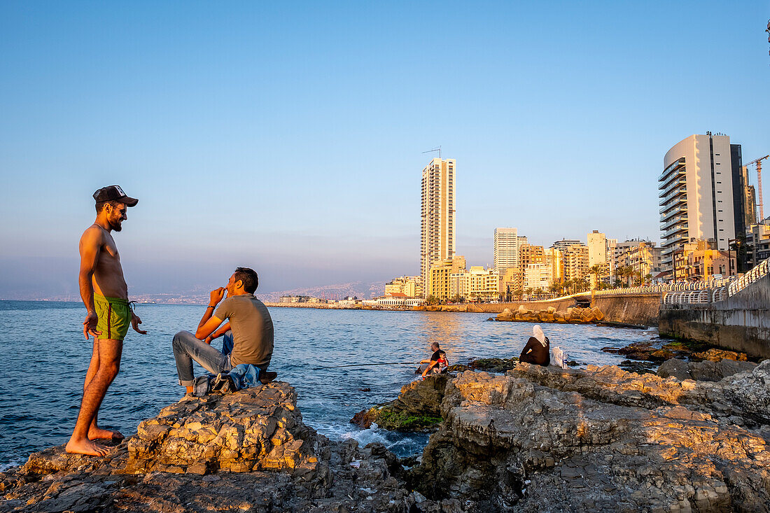 Entspannen Sie sich, Corniche, Beirut, Libanon