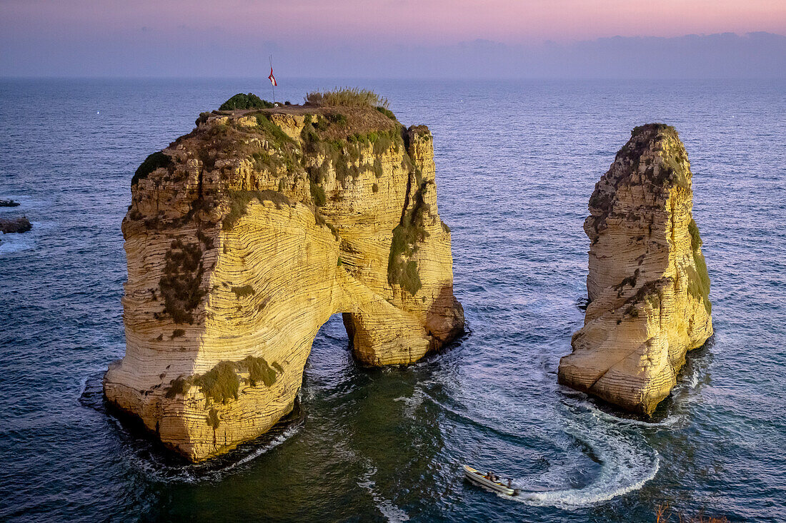 Raouche-Felsen, Beirut, Libanon