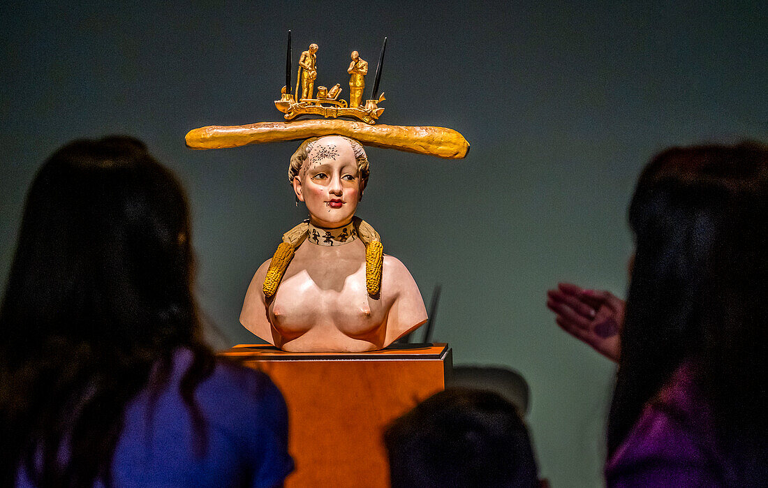 `Busto retrospectivo de mujer´by Salvador Dalí, Botero Museum, Bogota, Colombia