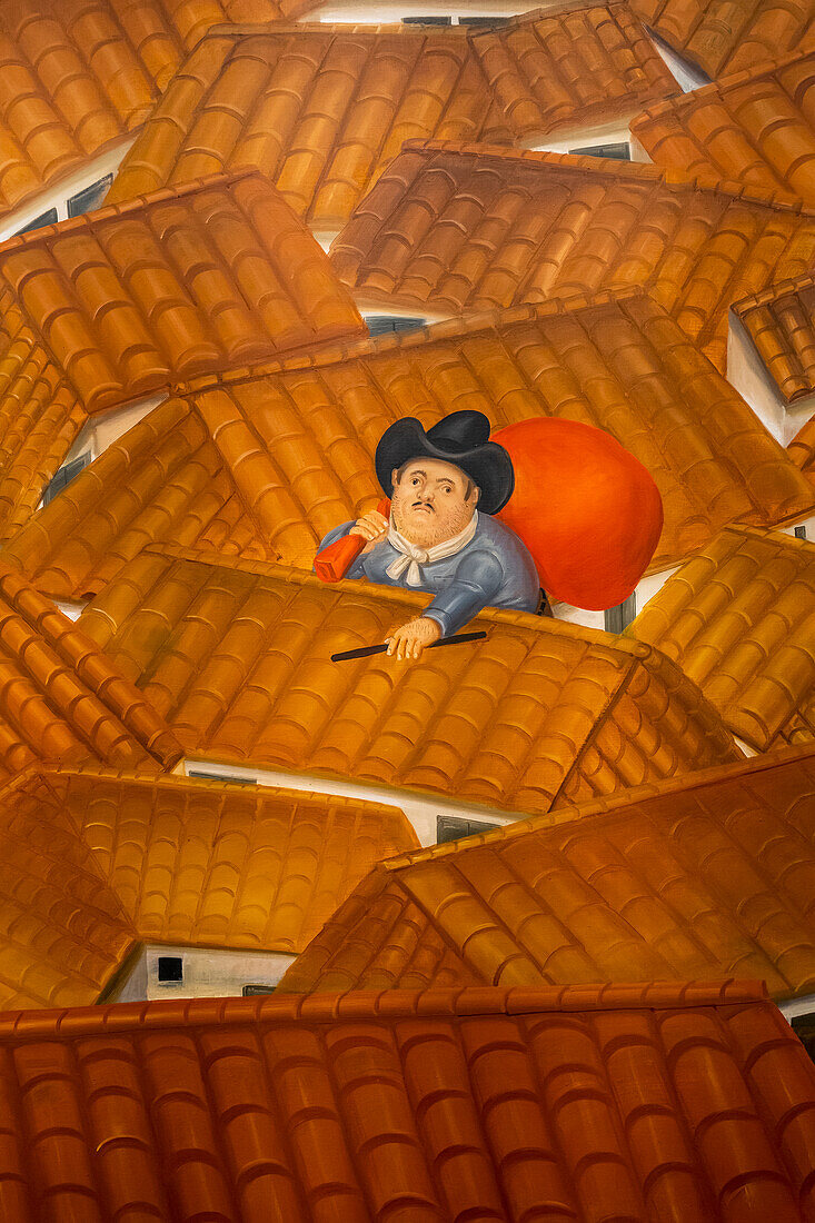 `El Ladrón´ by Fernando Botero, Botero Museum, Bogota, Colombia