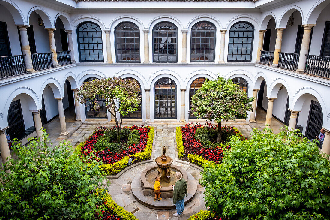 Innenhof des Botero-Museums, Bogotá, Kolumbien