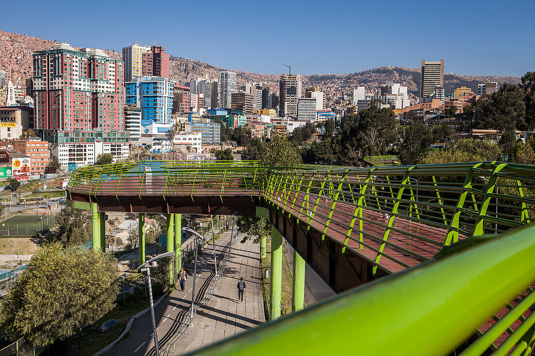 Via Balcon (über den Balkon), im Parque Urbano Central (zentraler Stadtpark), La Paz, Bolivien