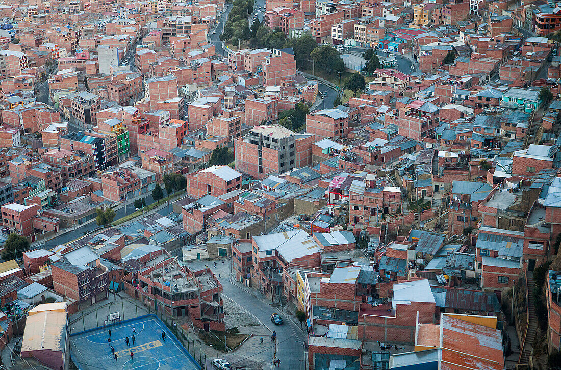 Panoramablick, La Paz, Bolivien