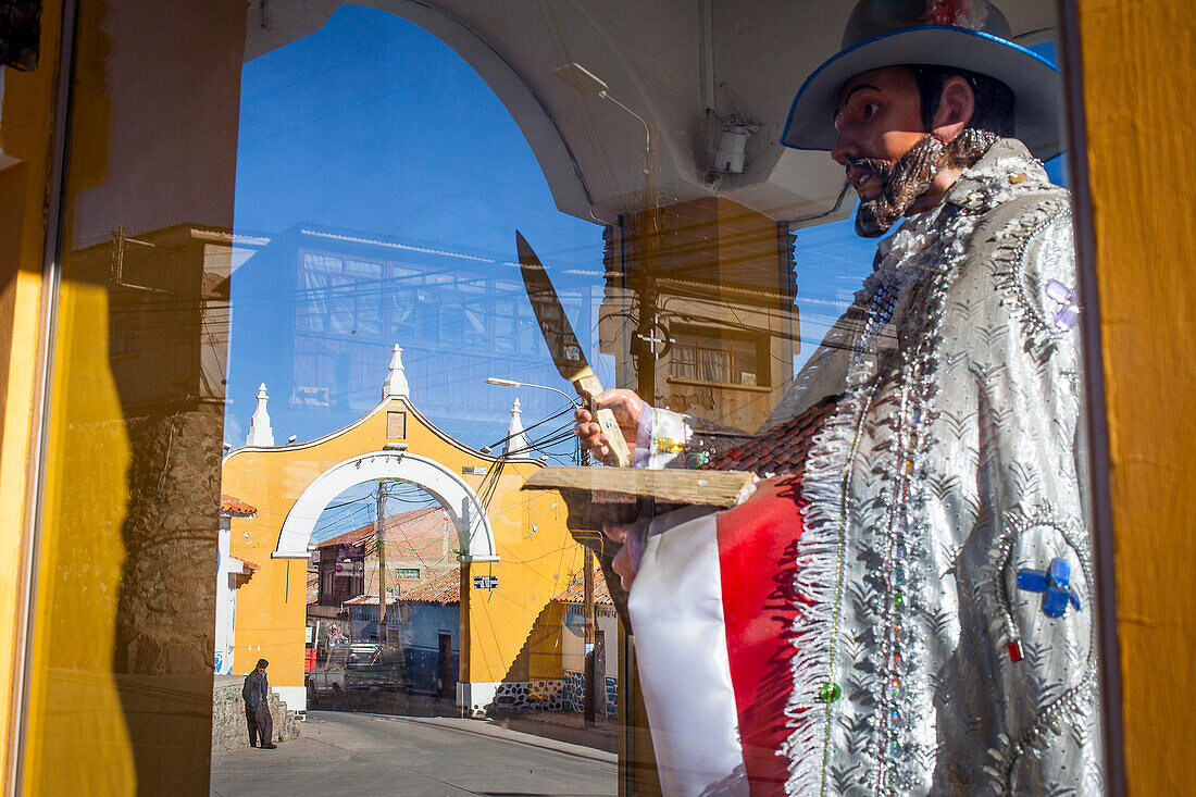 San Bartolome und Arco de Mejillones, Calle de mejillones, Potosi, Bolivien