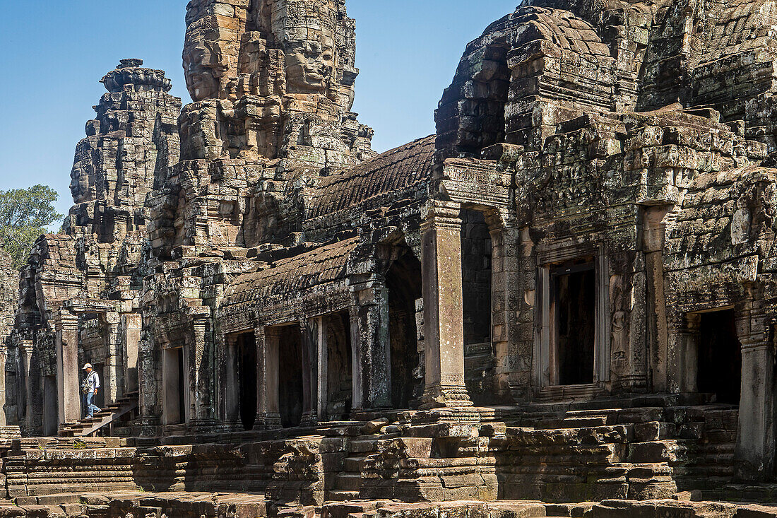 Bayon temple, Angkor Thom, Angkor, Siem Reap, Cambodia