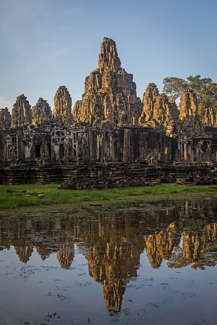 Bayon-Tempel, Angkor Thom, Angkor, Siem Reap, Kambodscha