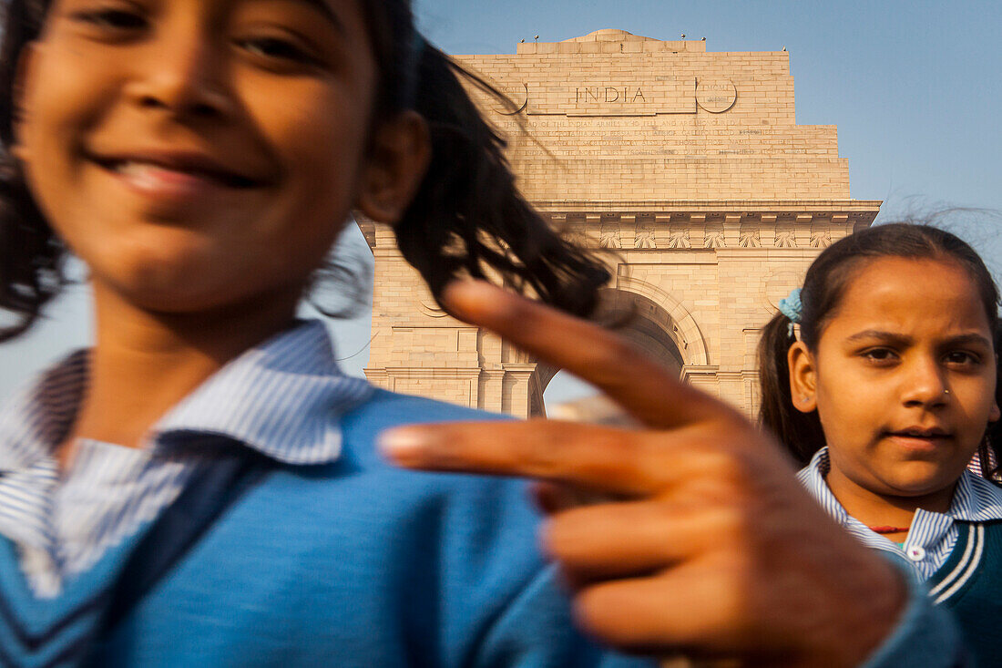 Visitors, India Gate, Delhi