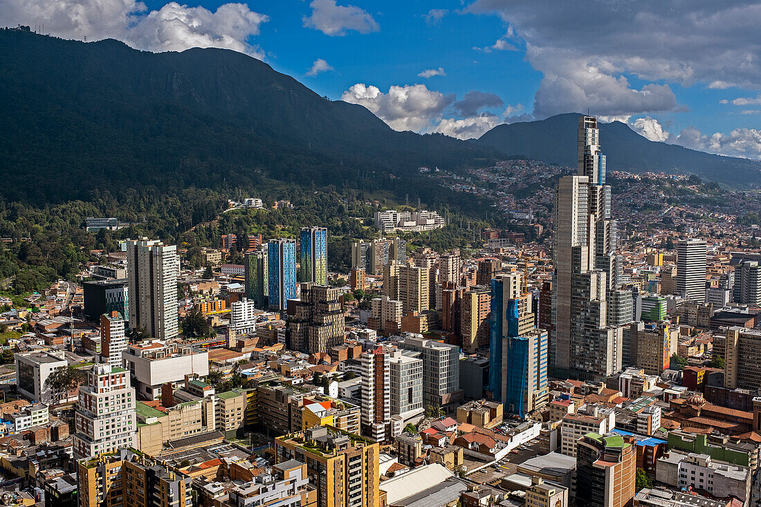 Skyline, downtown, Bogota, Colombia