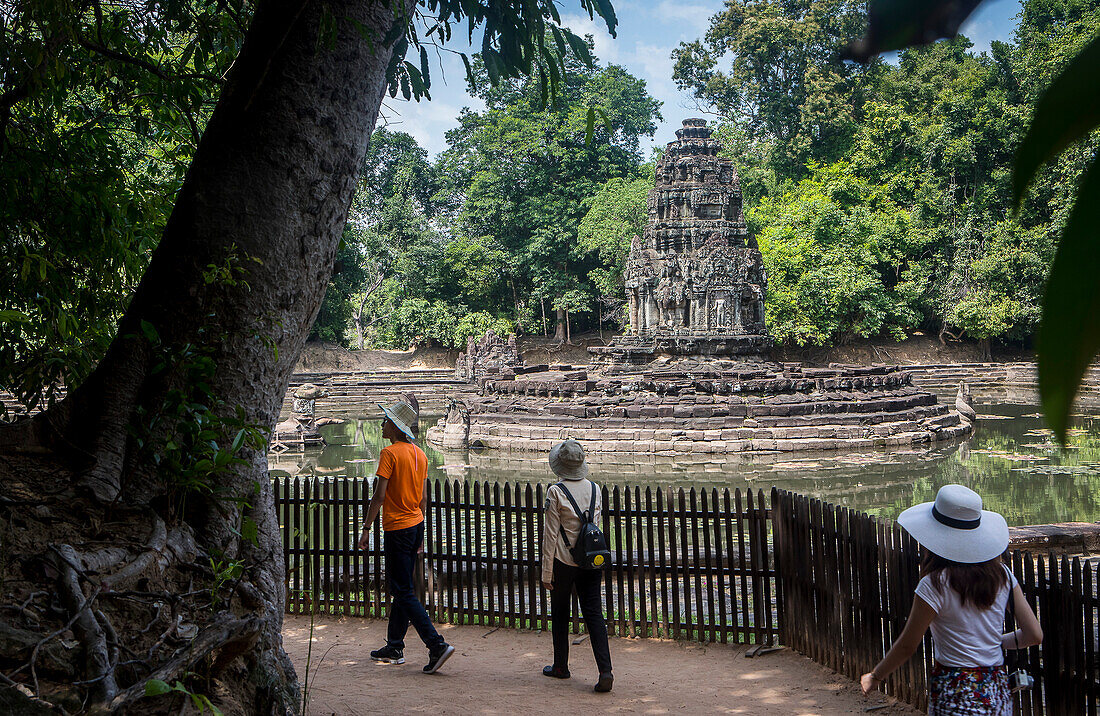 Neak-Pean-Tempel, Archäologischer Park Angkor, Siem Reap, Kambodscha