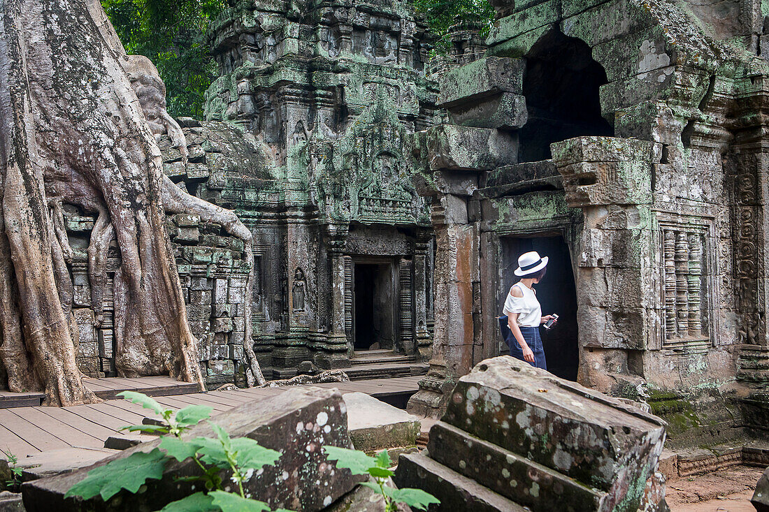 Ta Prohm temple, Angkor Archaeological Park, Siem Reap, Cambodia