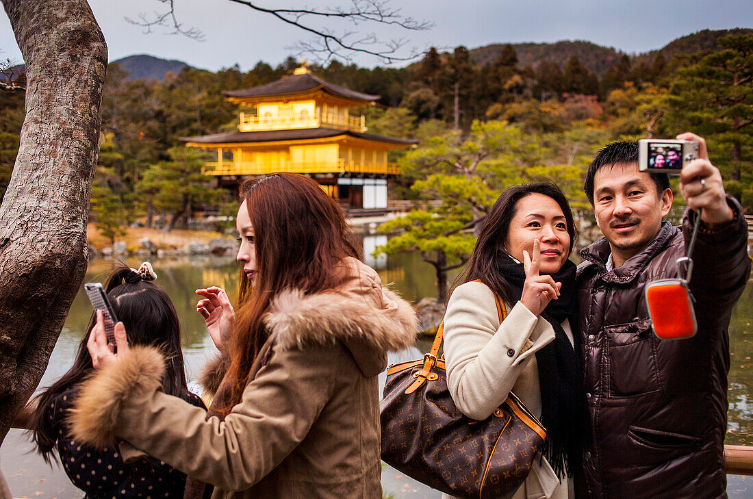 Kinkakuji temple,golden Pavilion,UNESCO World Heritage Site,Kyoto, Japan