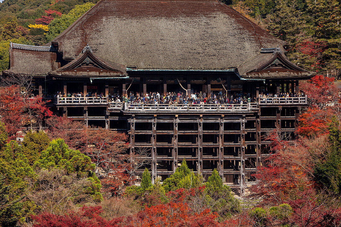 Kiyomizu-dera-Tempel, Kyoto. Kansai, Japan.