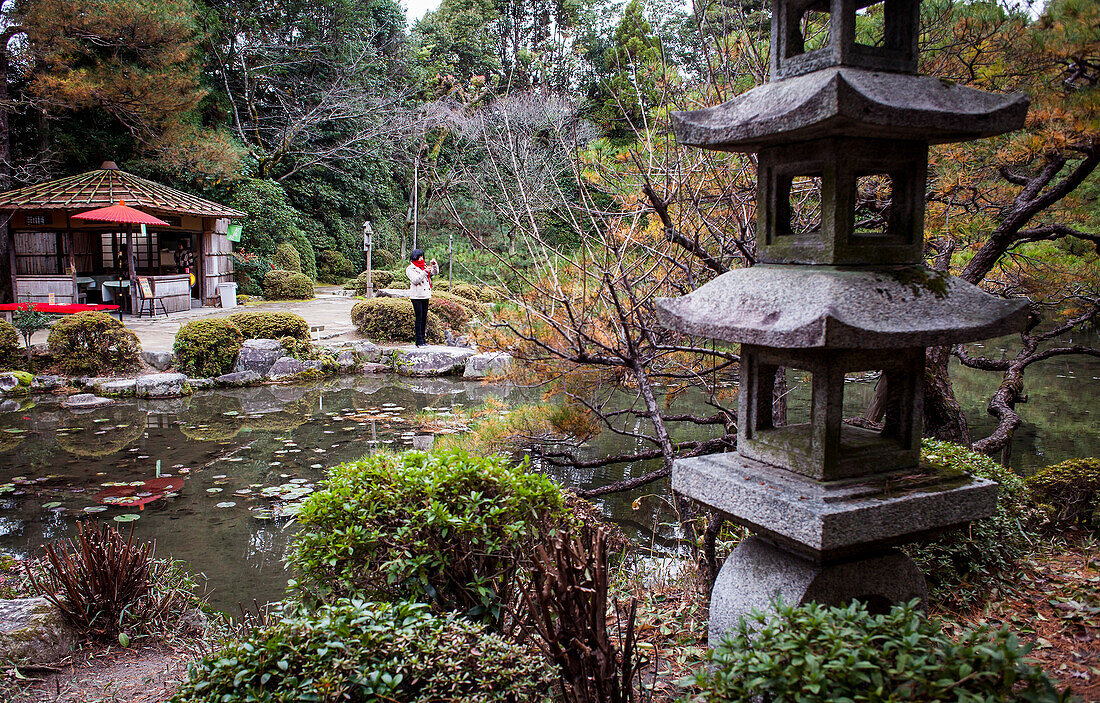 Garten, Heian-Jingu-Schrein, Kyoto, Japan