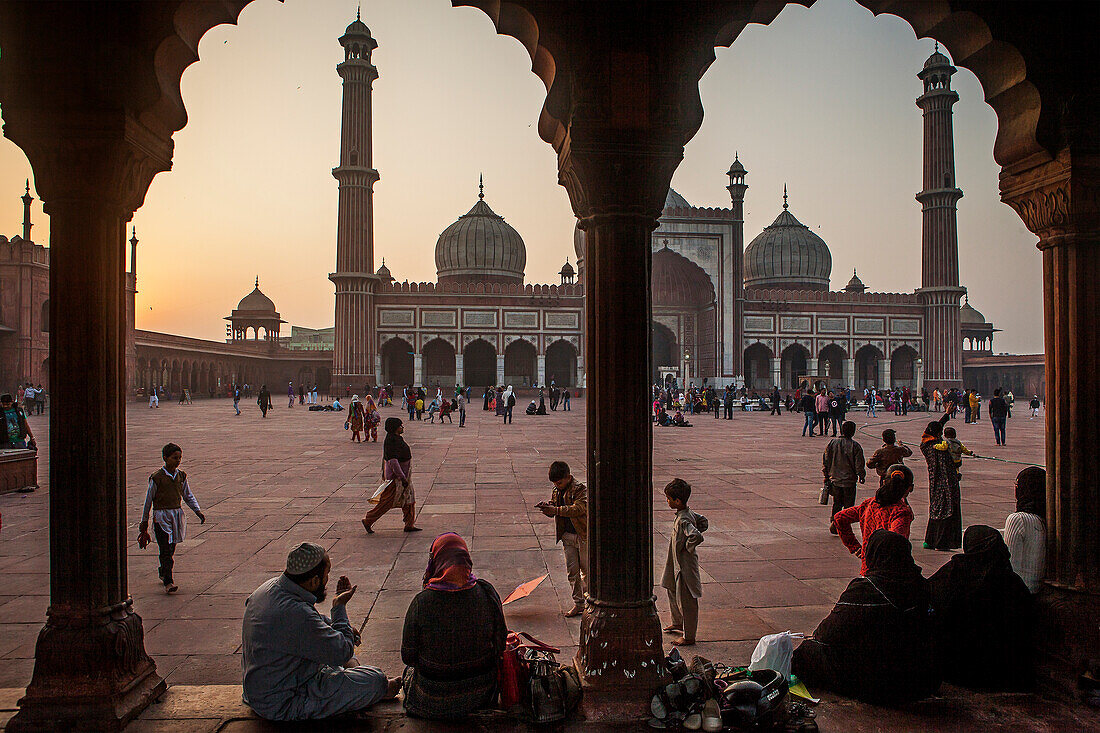 Jama-Masjid-Moschee, Delhi, Indien