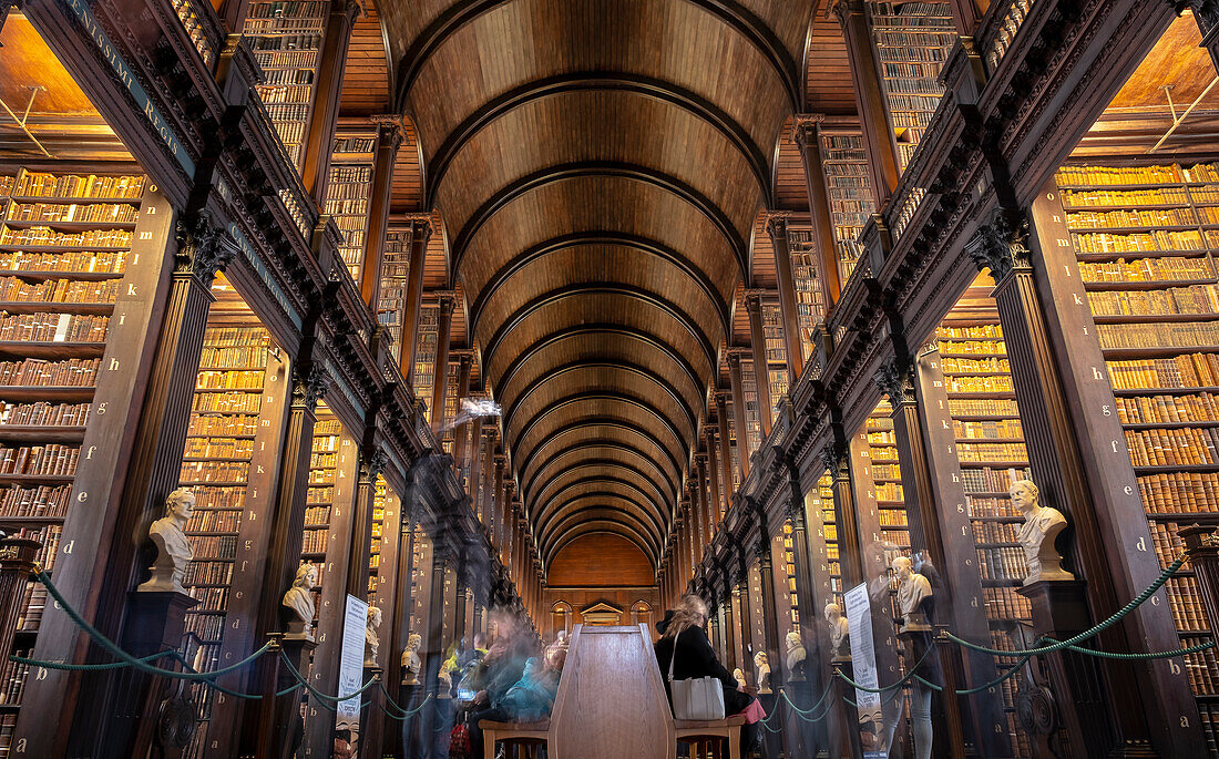 The Long Room, Trinity College Library, Dublin, Ireland