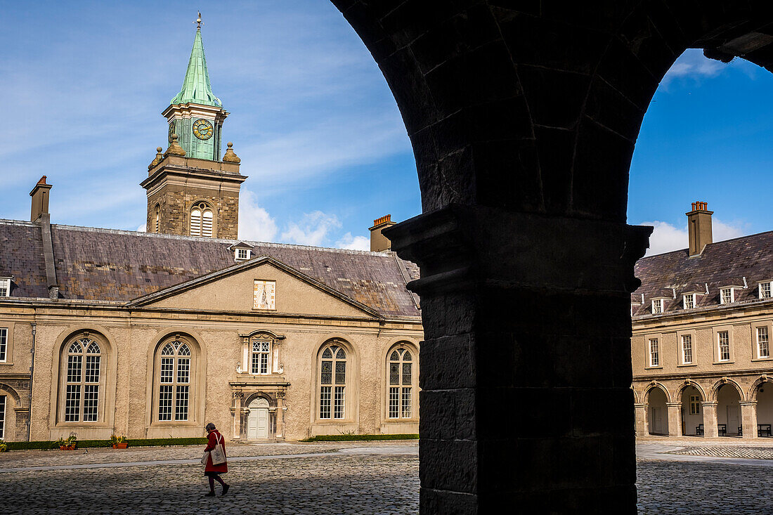 IMMA, The Irish Museum of Modern Art, is housed in the Royal Hospital Kilmainham, Dublin, Ireland