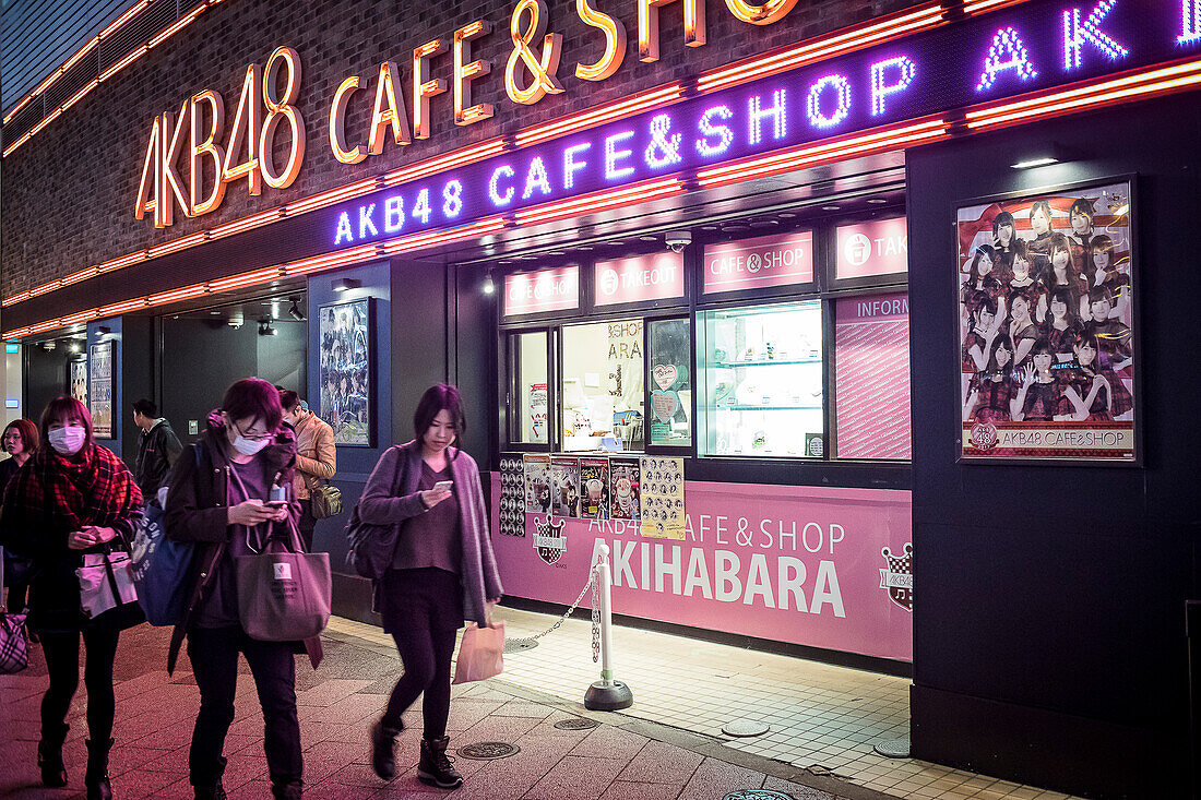 AKB48 Cafe & Shop in Akihabara, Tokyo, Japan