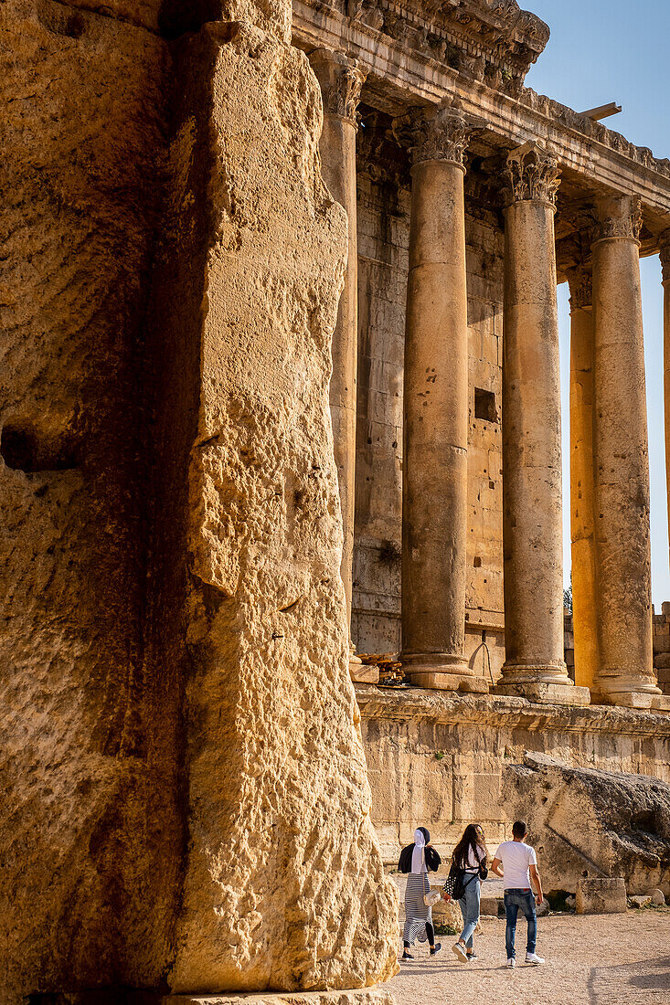 Tempel des Bacchus, Baalbeck, Bekaa-Tal, Libanon